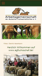 Mobile Screenshot of agfuchsschaf.de